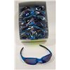 Image 1 : 12 NEW PAIRS OF BLUE SPORT SUNGLASSES