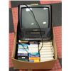 Image 1 : WORKING CITIZEN TV VCR COMBO + 30 MOVIES