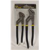 Image 1 : 2 PIECE GROOVE JOINT PLIER SET NEW SEALED