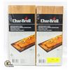 Image 1 : 2 NEW SEALED 2 PACKS CHAR-BROIL CEDAR