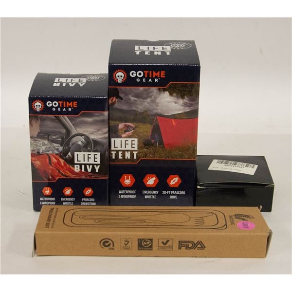 FLAT WITH NEW NEW LIFE TENT, FOLDABLE CUP +