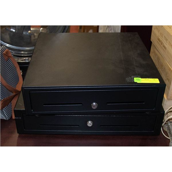 2 CASH BOXES/DRAWERS