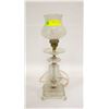 Image 1 : VINTAGE GLASS LAMP