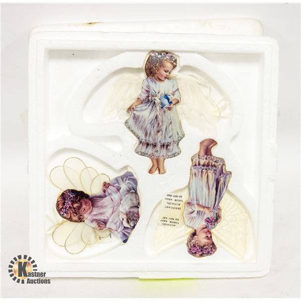 3 ANGEL CHRISTMAS TREE ORNAMENTS