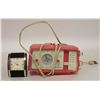 Image 1 : VINTAGE PINK SANYO 6CA-T20 CLOCK RADIO & WESTCLOX