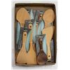Image 1 : LARGE FLAT OF ASSORTED NEW WOODEN UTENSILS