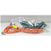 Image 1 : 2 OUTDOOR EXTENSION CORDS (32 FT/20 FT)