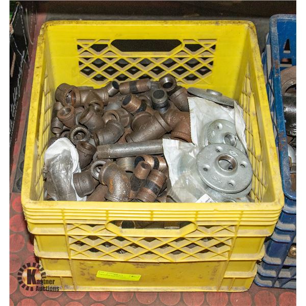 CRATE OF PIPE FITTINGS