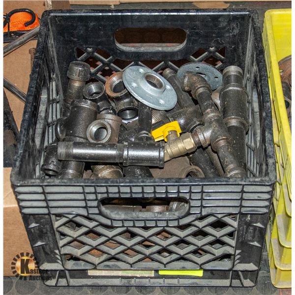 CRATE OF PIPE FITTINGS