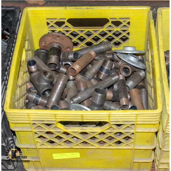 CRATE OF PIPE FITTINGS