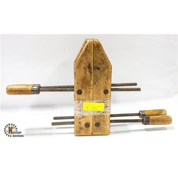 2 JORGENSON WOOD CLAMPS