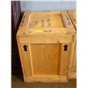 Image 1 : WOODEN SHIPPING CRATE 20-1/2" WIDE, 27" TALL