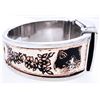 Image 2 : Copper Reflections Bangle Qtz. Watch Diamond Cut Silverplate/Copper (Needs Battery)1