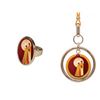 Image 1 : Maxine Noel -Sioux - Vegan Leather Two Way Necklace & Dome Style Adjustable Ring. "HOPE"1