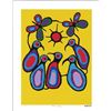 Image 1 : Norval Morrisseau Limited Edition Fine Art Giclee 11 x 14, "Prelude to Spring " Plate Signed Cree Sy