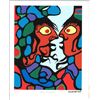 Image 1 : Norval Morrisseau A Shaman's Vision - Limited Edition Fine Art Giclee, 8 x 10" , "Shaman and Apprent