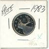 Image 1 : 1983 Canadian proof 25 cent coin