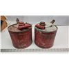 Image 3 : 2 - 1 gal metal gas cans