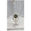 Image 3 : #2 clear glass coal oil lamp - with oil catcher