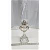 Image 1 : #2 square clear glass coal oil lamp