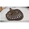 Image 4 : Cast Iron "Racine Wisconsin" tractor seat - 16"Wx15"