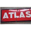 Image 3 : Porcelain "Atlas, Guarantee Honoured Here" sign - 72"x16.5"
