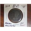 Image 1 : 1814 Higher grade Marshall Wellington 1/2 penny