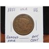 Image 1 : 1851 Braided Hair USA Large cent