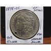 Image 1 : 1878-CC 90% Silver Morgan Dollar
