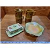 Image 1 : Royal Winton Butter Dish, Pedestal Dish, Vintage Mugs