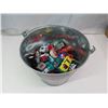 Image 3 : Bucket of assorted hot wheels , matchbox cars