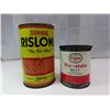 Image 1 : Ristone & Esso oil tins