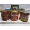 Image 2 : lot of vintage tobacco tins