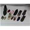 Image 1 : 12 Shoe Ornaments + 2 Cast Iron Shoe Cobblers