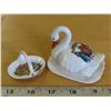 Image 2 : Satsuma China Dish + Tiny China boquet holder + Swan & Dish