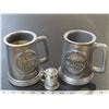 Image 1 : Dura Cast Mugs & little metal creamer container
