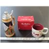 Image 1 : Beautiful Beer Stein + Tim Hortons Collectible holiday mug