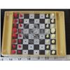 Image 8 : Lot of Vintage Games: Chess, Dragon Dominoes, Master mind, Checkers, backgammon, dice & playing card