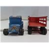 Image 4 : Vintage metal Husky Truck and Trailer (blue cab)