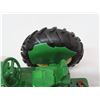 Image 6 : Metal John Deere Tractor #584 + Metal Red Hopper Trailer