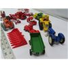 Image 6 : Lot of assorted Metal toy tractors, vehicles, toys, etc.