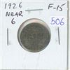 Image 1 : 1926 Near 6 Nickel 5 Cents. F-15.