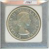 Image 2 : 1961 Canadian Silver Dollar. BU.