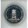 1977 Queen Elizabeth Silver Jubilee Canadian Silver Dollar. Specimen. Bright White.