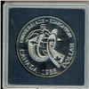 Image 1 : 1983 World University Games Silver Dollar. Specimen. Bright White.