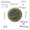 Image 1 : France. 1991 10 Francs. Spirit of Bastille. Bi-metallic. EF.