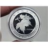 Image 2 : 2005 Canadian "Maple leaf of Hope" silver 5 dollar coin - #3972/25000