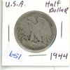 Image 1 : 1944 US half dollar coin