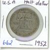 Image 1 : 1952 US half dollar coin