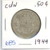 Image 1 : 1944 Canadian silver 50 cent coin